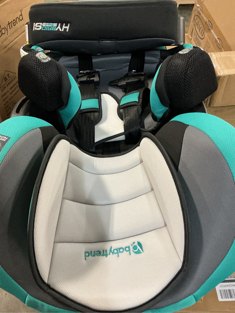 Condition photo showing Good Condition for baby trend hybrid si 3-in-1 combination booster seat, hoboken teal – side-impact protection, 3-stage growth design, adjustable headrest, cushioned comfort hybrid si hoboken teal