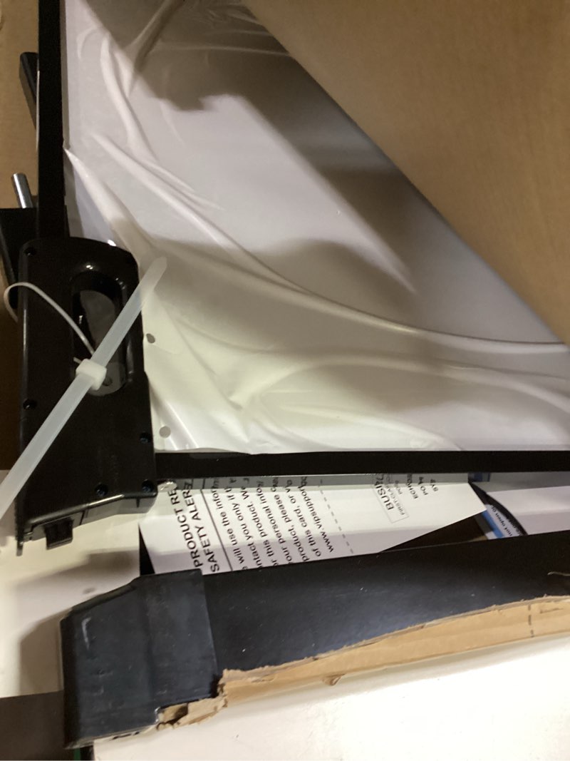 Condition photo showing As Is for WAOWAO Clear Baby Gate for Stairs Modern Design Acrylic Auto Close Pet Gate, 29.52-47.24" Wide Safety Baby Gate for Doorways,Black Clear Dog Gates Indoor,Hallways,Kitchen Black 29.52-47.24"