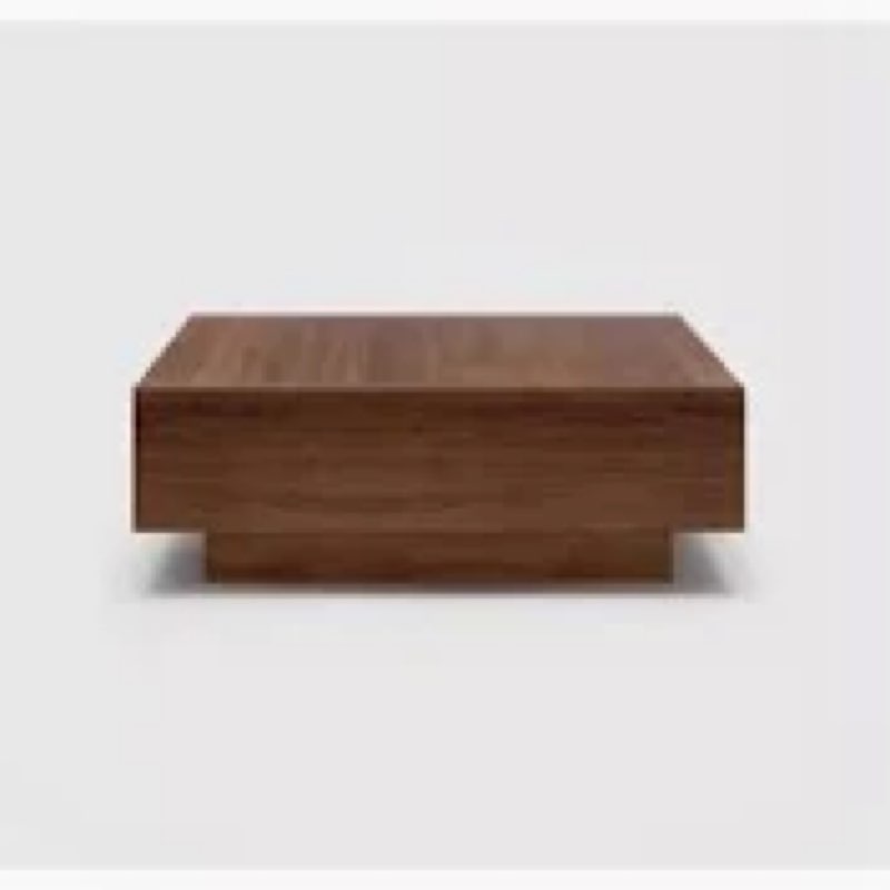 Mirael Square 35.4" Coffee Table Brown