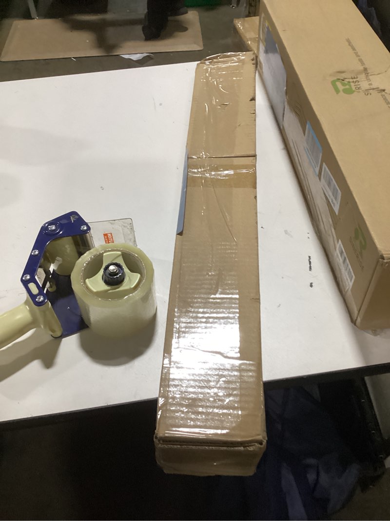 Condition photo showing Good Condition for LazBlinds No Tools No Drill Cordless Bamboo Roman Shades, Light Filtering Window Treatment, Roll Up 