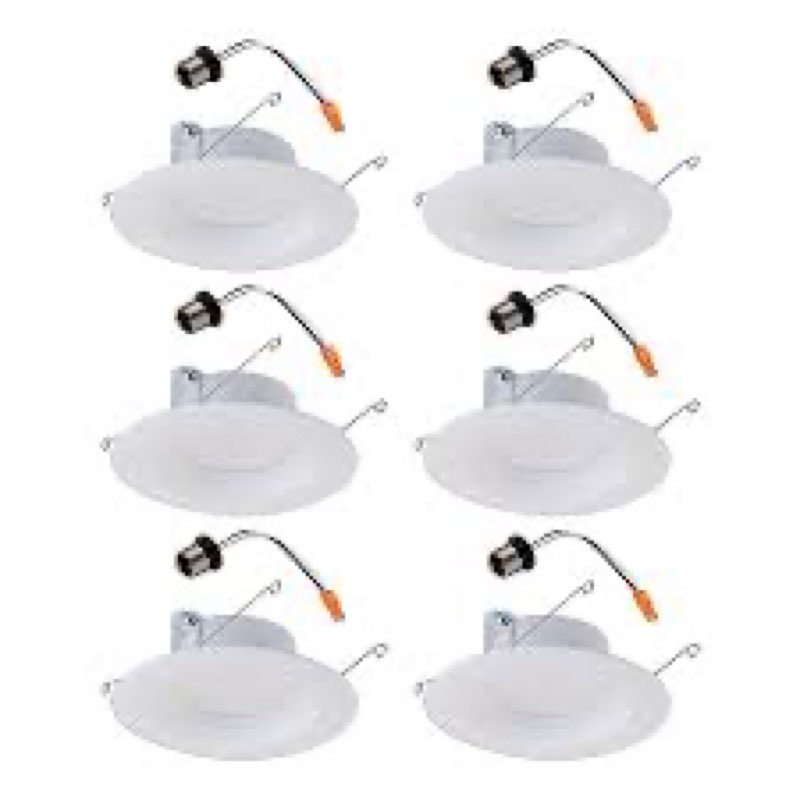 Halo 5”/6” recessed downlight 6pk
