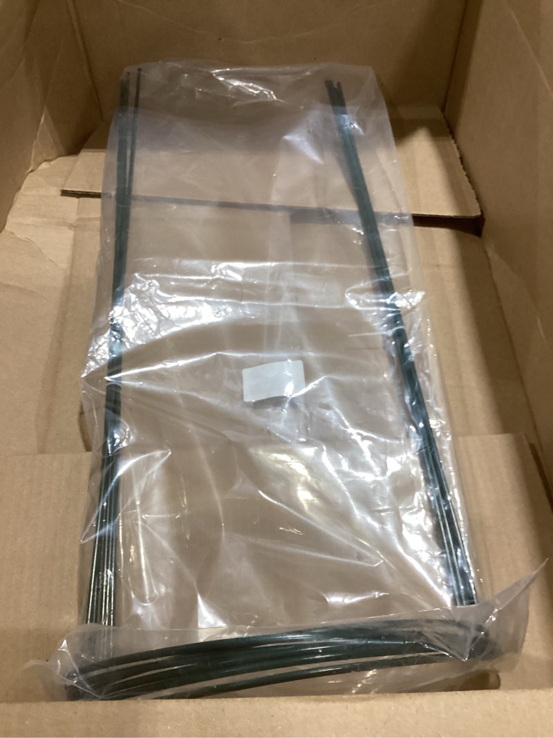 Condition photo showing Good Condition for HiGift 6 Pack 24 Inch Plant Stakes, 10" Wide x 24" High Half Round Metal Peony Cages and Support, Green Garden Plant Stake Plant Support Ring Border for Peony Tomato,Hydrangea,Flower Indoor Outdoor 10" W x 24" H Green - 6 Pack
