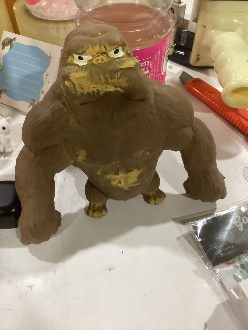 Condition photo showing Good Condition for YJHWLF Stretchy Glue-Sand Filled Rubber Gorilla, Latex Gorilla Soft Decompression Doll Toy,Squishy M
