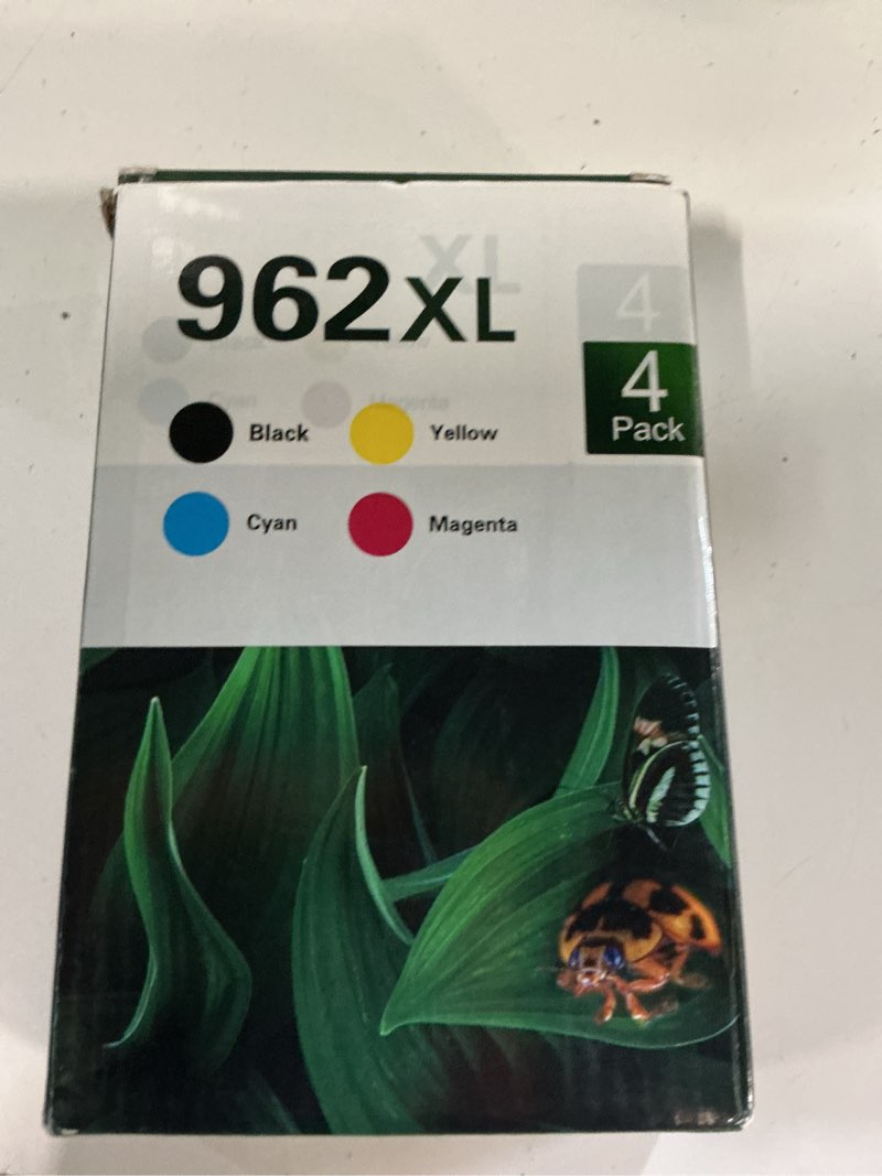 Condition photo showing New/Like New for 962xl ink cartridges combo pack compatible for hp 962 xl hp962 hp962xl for hp officejet pro 9010 9015 9018 9020 9025 9014 9019 9028 9012 printer black cyan magenta yellow(4 pack)