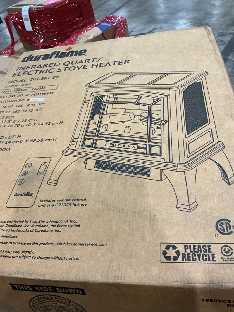 Condition photo showing Good Condition for duraflame  infrared quartz electric stove heate