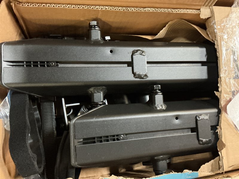 Condition photo showing As Is for Upgrade Anti Bending and Round Corner Legs 10 inch Metal Queen Bed Frame 3500 LBS Heavy Steel Slats Support Platform Bed Frames No Box Spring Needed Platform Noise Free Easy Assembly