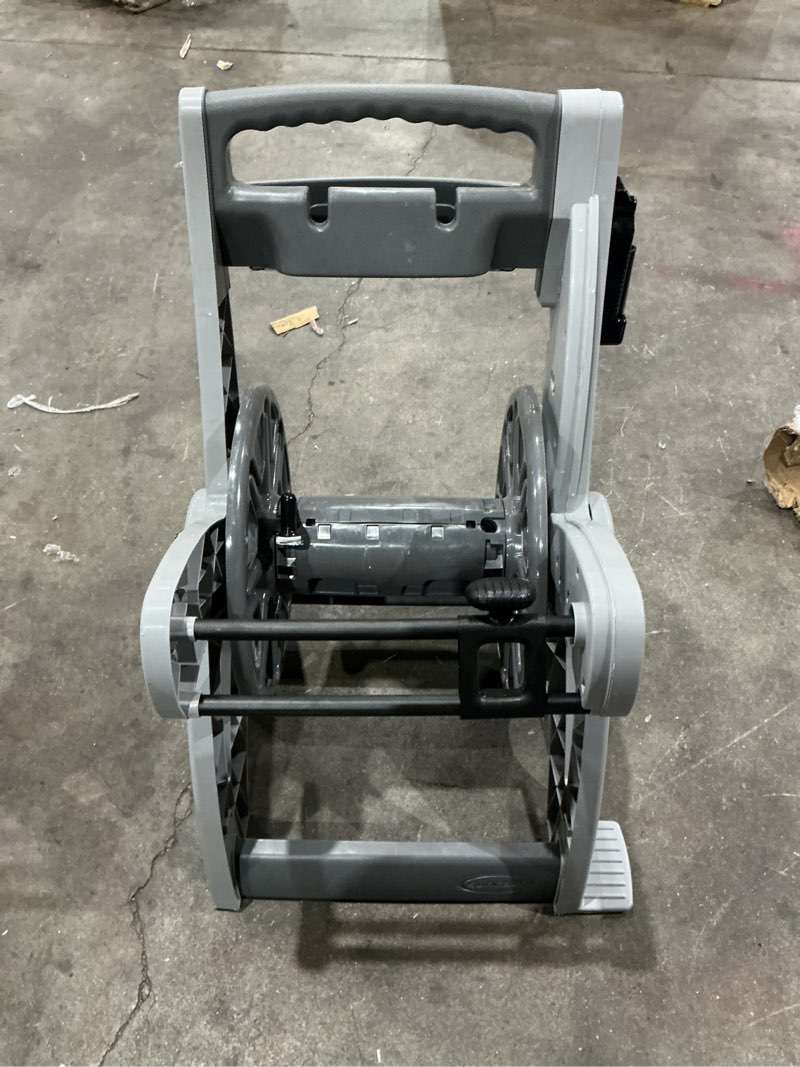 Condition photo showing As Is for suncast hosecart plastic 200-ft cart hose reel