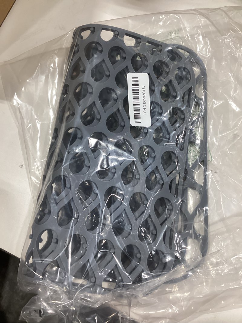 Condition photo showing Good Condition for 2 Pack Sink Protectors for Kitchen Sink, 13.4"x11.4" Non-Slip Silicone Sink Mats Protect Your Stainless Steel Bottom of Kitchen Sink or Drying Rack, Eco-Friendly & Stain-Free Kitchen Sink Mat - Gray 2 Pack - Gray