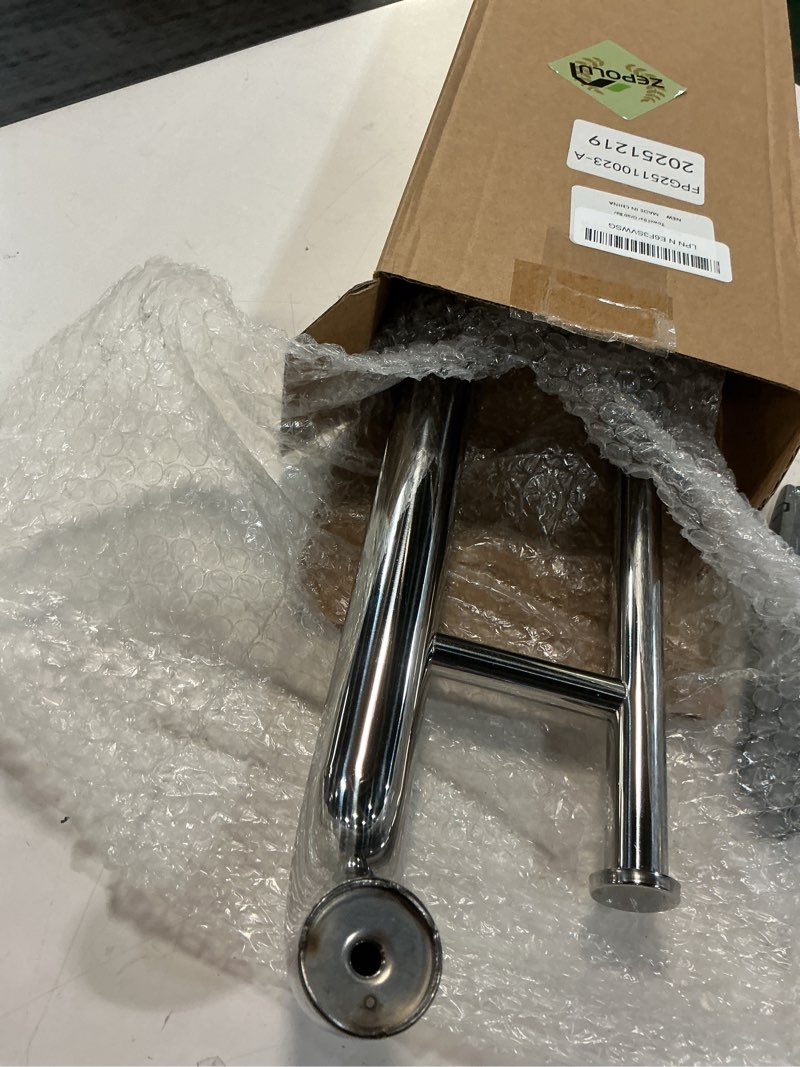 Condition photo showing Good Condition for polished chrome grab bar 17 inch - 1.25” diameter, zepolu 2-in-1 bath towel bars for bathroom, stainless steel safety assist balanced support handle, wall mounted towel grab bars for senior handicap 17 inch chrome