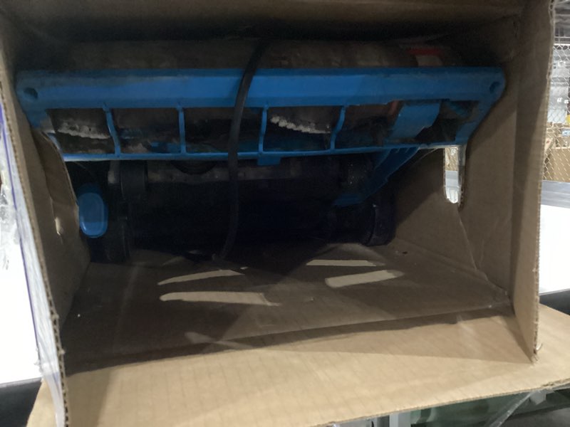 Condition photo showing As Is for used  ot tested bissell cleanview max tangle-free with led headlights, active extension wand, tangle-free brush roll, included pet tools, 4072l