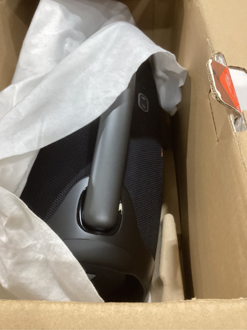Condition photo showing item condition for JBL Boombox 3 Black Portable Bluetooth Speaker with Massive Sound, Deepest Bass, IPX7 Waterproof, 24H Playtime, PartyBoost Black Speaker