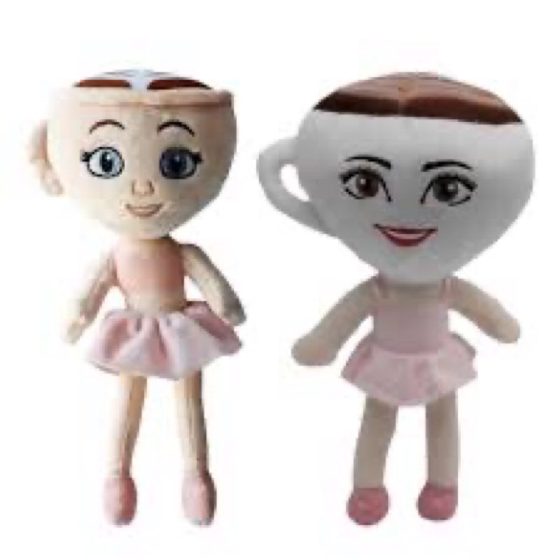 2 Pcs Plush,Includes Ballerina Cappuccina, Tralalero Tralala Brainrot Animals Plush, for Lovers (2 Pcs B2)