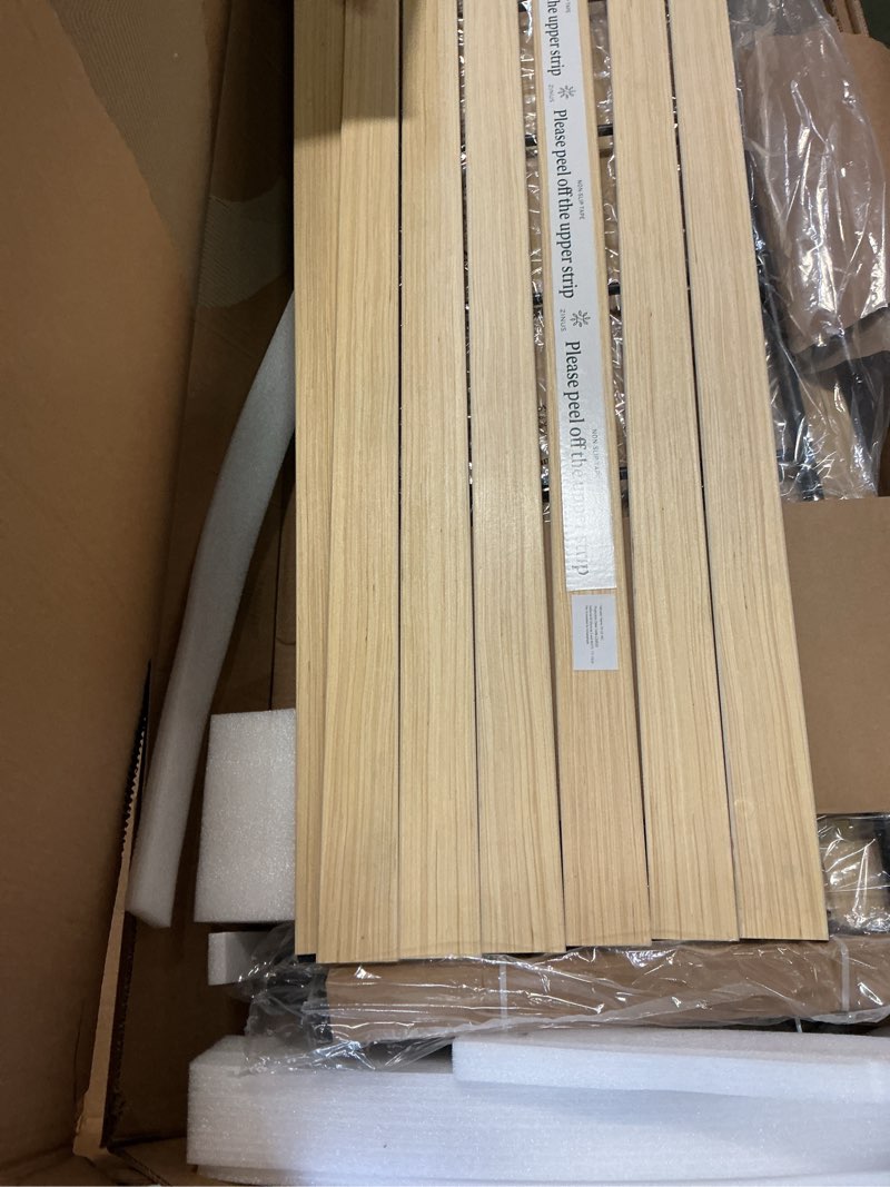 Condition photo showing New/Like New for Zinus Night Therapy Henry 38” Metal Platform Bed Frame king 