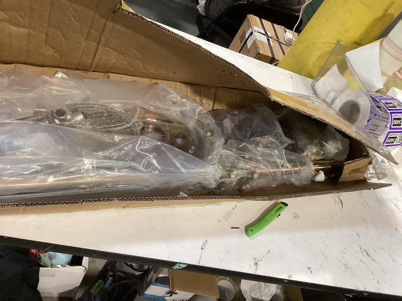 Condition photo showing As Is for munirater 44in kart rear live shaft sleeve sprocket brake hub kit replacement for go cart