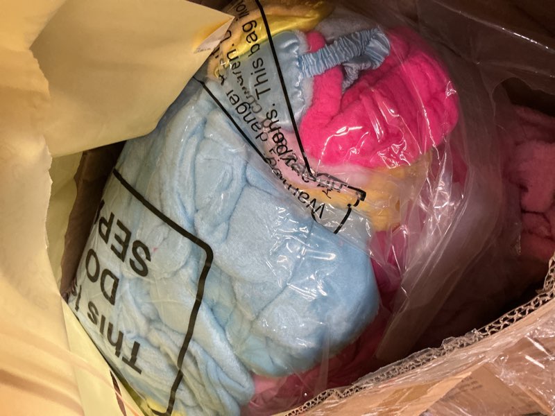 Condition photo showing As Is for 4 Pack Teepee Tent for Kids Slumber Party with Mattress,Fitted Sheet,Light String,Natural Cotton Washable Sleepover Tents for Girls Party Birthday Slumber Movie Night Supplies(Colorful)