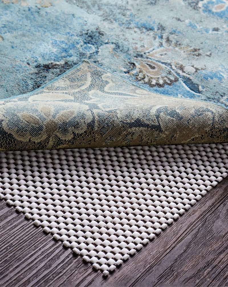 Rug Gripper Pad for Hardwood Floors, Non Slip Rug Pads for Area Rugs, Thick Rug Grippers for Tile Floors, Under Carpet Anti Skid Mat, Keep Your Rugs Safe and in Place