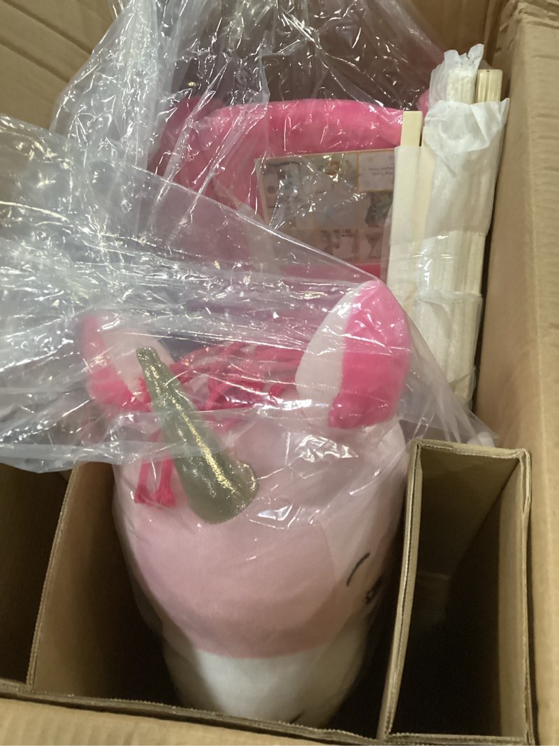 Condition photo showing New/Like New for labebe - Baby Rocking Horse, Ride Unicorn, Kid Ride On Toy for 6 Month-3 Year Old, Infant (Boy Girl) Plush Animal Rocker, Toddler/Child Stuffed Ride Toy (Pink)