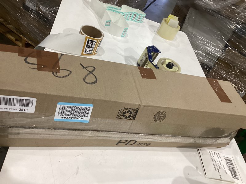 Condition photo showing As Is for DEXI Hallway Runner, 2'x7'' Washable Non Slip Rubber Backed Carpet, Absorbent Thin Long Entryway Runners for Kitchen, Laundry Room, Patio Entrance, Beige 2' x 7' (Runner) Beige