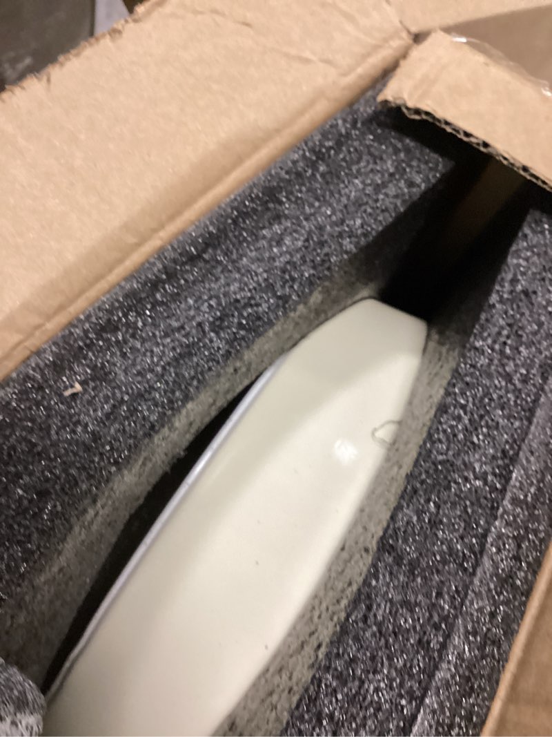 Condition photo showing Good Condition for Ceramic 3.2 Cup Dog Bowl Slow Feeder, 9.5 inch Slow Pet Food Dish for Large Dog, Stop Bloat, Preventing Choking(Single Bowl, Beige) 9.5inch 1 x Beige-C