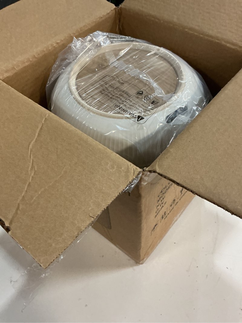 Condition photo showing Good Condition for pukomc smart sensor wastebasket, convenient and hygienic easy to use, technology sensor waterproof wastebasket plastic trash can for kitchen, bathroom, bedroom, living room, office and outdoor 1 pack white