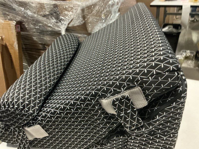 Condition photo showing As Is for IFNOW Queen Size(60"x6"x10") Bed Wedge Pillow for Headboard, Mattress Gap Filler(0-8"), Bed Wedge for Gap Between Your Headboard and Mattress Dark Grey Dark Grey Queen(60"x6"x10")