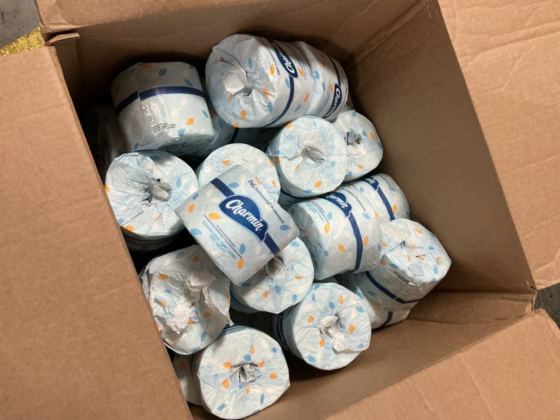 Condition photo showing Good Condition for mini white 2-ply high-capacity center-pull toilet tissue 60 rolls