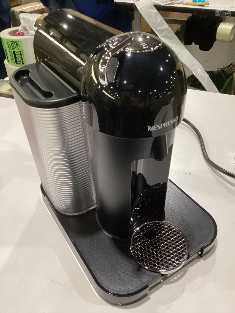 Condition photo showing Good Condition for nespresso vertuo coffee and espresso maker by breville, black machine black