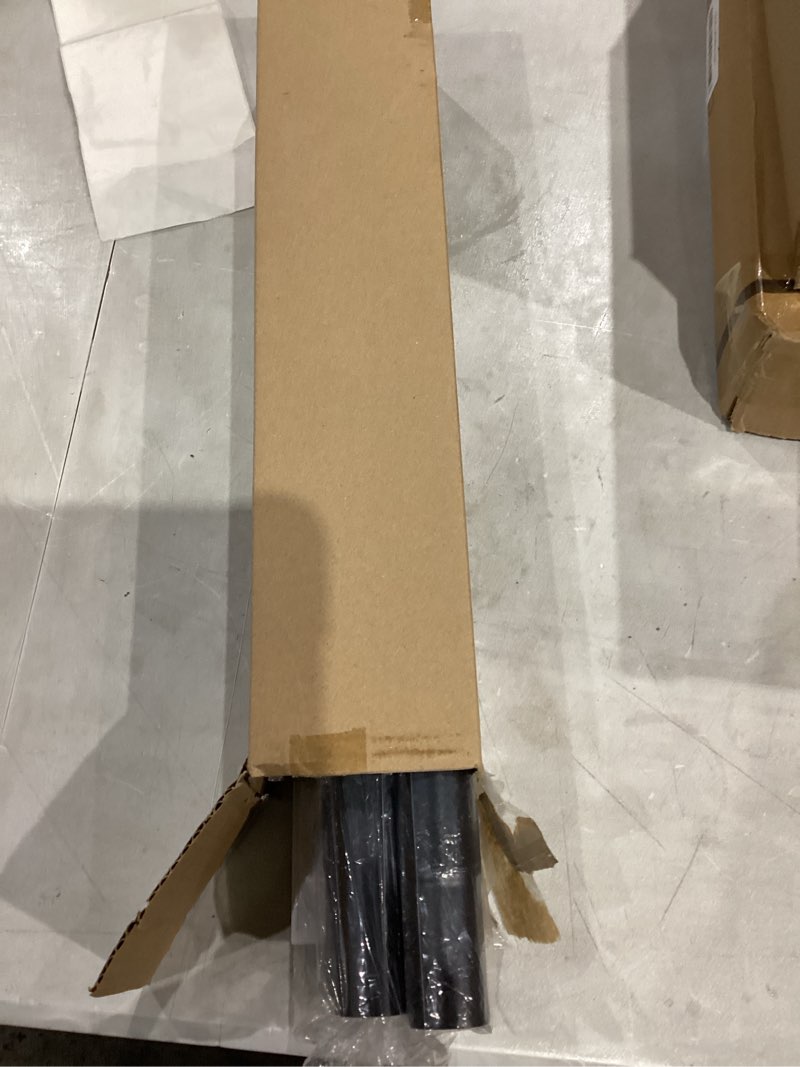 Condition photo showing New/Like New for Closet Rods for Hanging Clothes, 17 to 83 Inch Closet Rod, Heavy Duty Adjustable Clothes Hanging Bar Rod Matte Black Closet Poles for Wardrobes, Closet, Bathroom, Windows,1.3 Inch Diameter 1.3" Diameter 17-82" Black