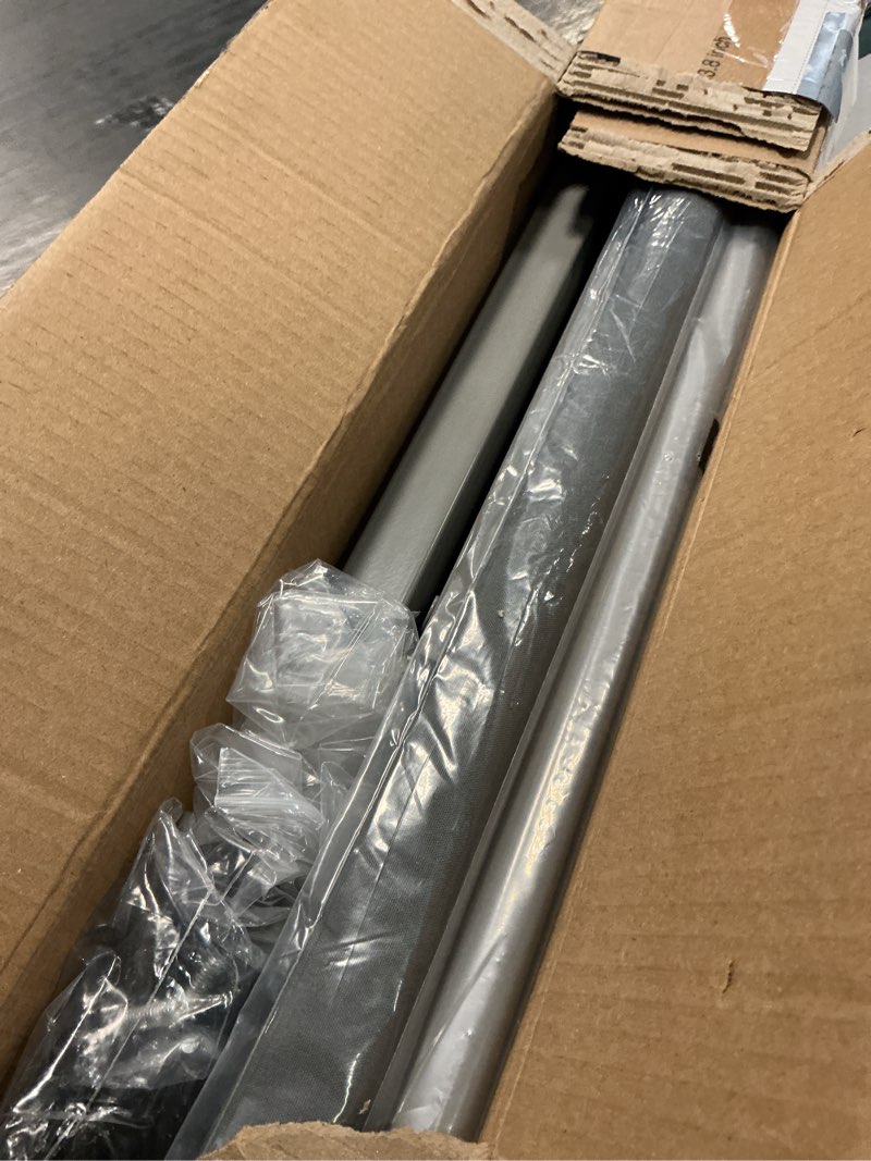 Condition photo showing Good Condition for rantila single large panel room divider, privacy screen for office, partition separators, freestanding divider 71''w x 69.5''h, grey grey 1 large panel
