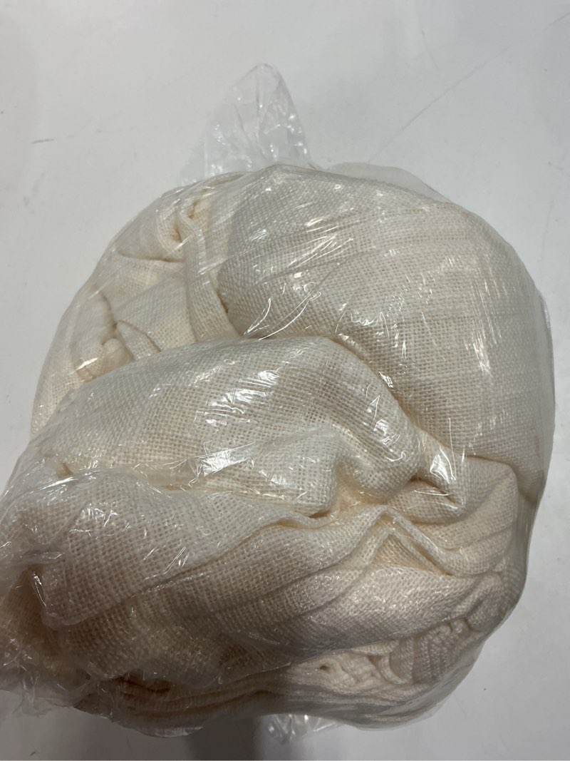 Condition photo showing Good Condition for cotton sheer curtain white
