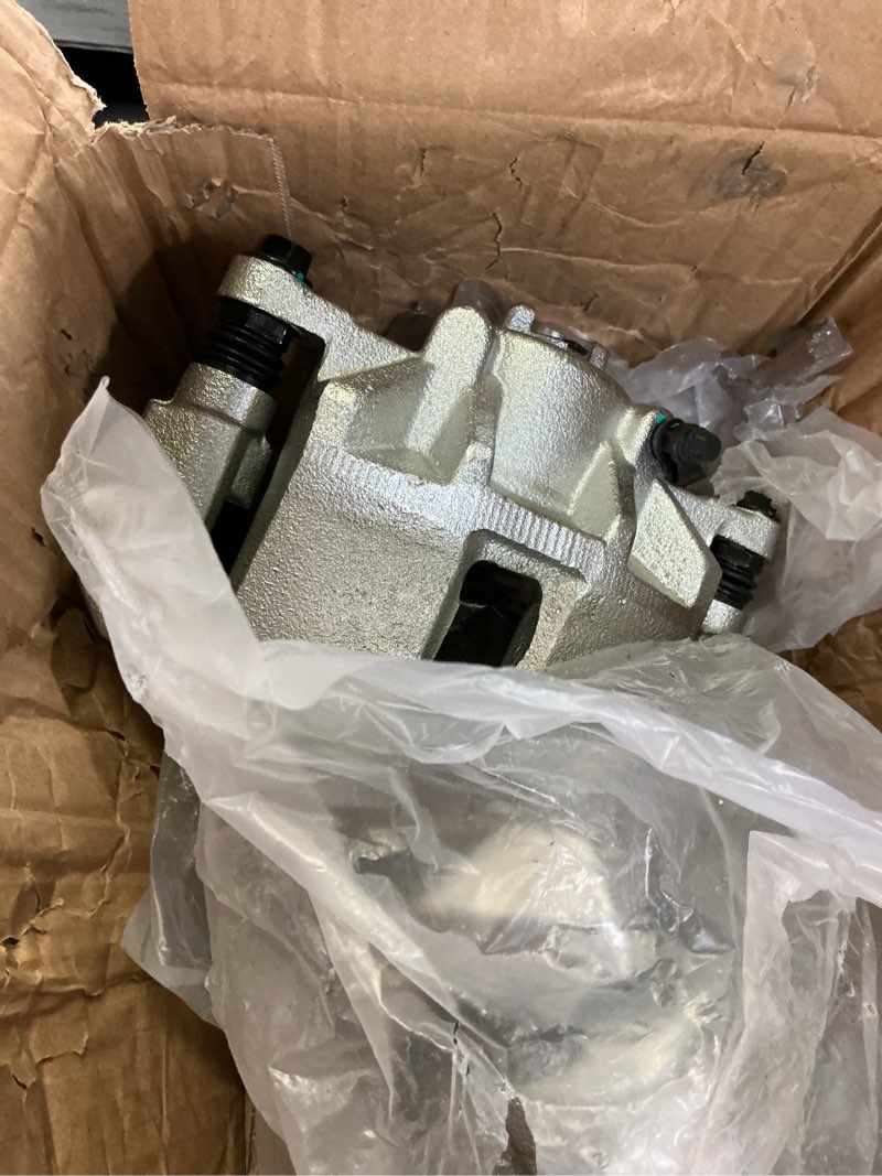 Condition photo showing As Is for autoround 19b2584 19b2585 front disc brake caliper assembly with bracket compatible with honda accord 2003-2012, acura cl 01-03/ tl 99-08/ tsx 04-14/ rl 99-04, both driver passenger side