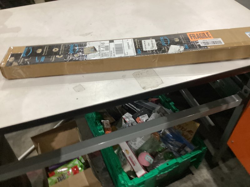 Condition photo showing New/Like New for LazBlinds No Tools No Drill Cordless Cellular Shades, Blackout Light Blocking Honeycomb Shades for Home, Thermal Insulation Blinds for Windows, 34" W x 64" H, White Blackout-white 34" W x 64" H