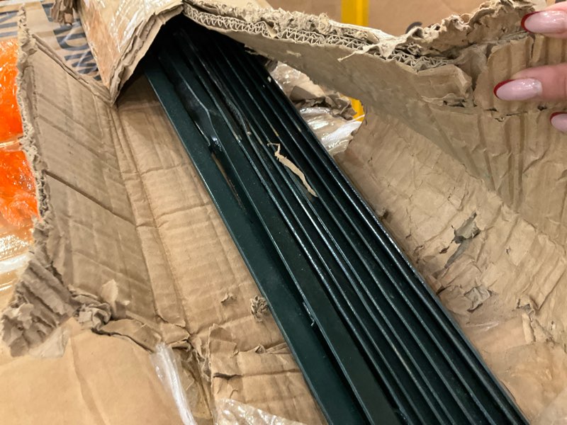 Condition photo showing As Is for VEVOR 6 Feet Fence Post, 10 Pack U-Channel Heavy Duty Metal Fence Posts with 40 Zip Ties & 20 Clips, Sturdy Steel Fence Stakes for Garden Yard, Lawn, Farms and Outdoor Wire Fencing, Green