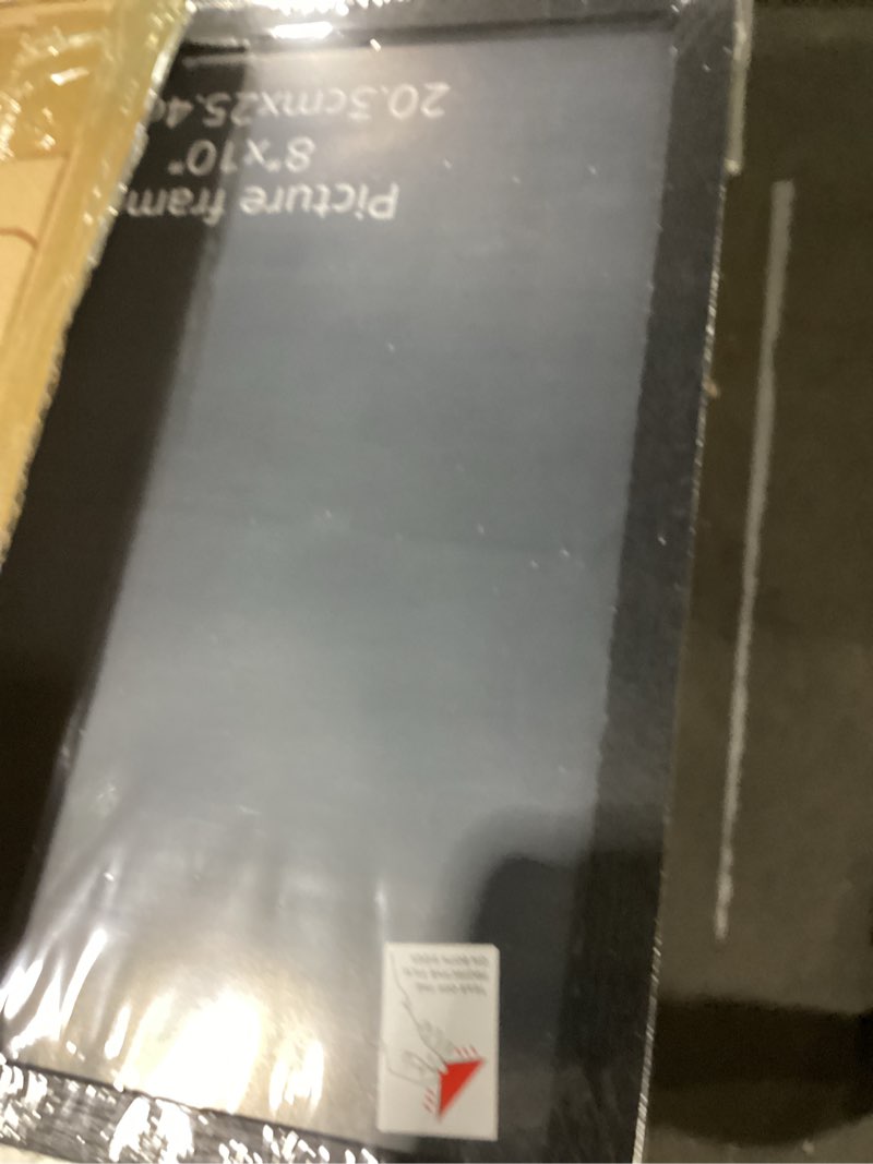 Condition photo showing Good Condition for schliersee 8x10 picture frames set of 6, elegant classic black mdf wood frame for 8 x 10 photo, wall and tabletop display