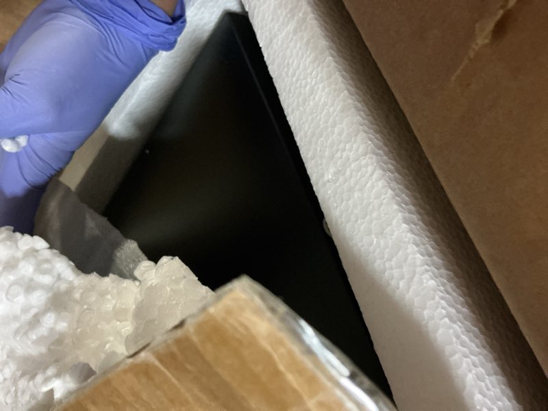 Condition photo showing Good Condition for Gadroad 5-Tier Geometric Bookcase,S Shaped Bookshelf, Wood Decorative Storage Shelving, Modern Freestanding Display Shelves, Tall Book Shelf Unit for Living Room Bedroom, Black Black 27.56"W x 62"H