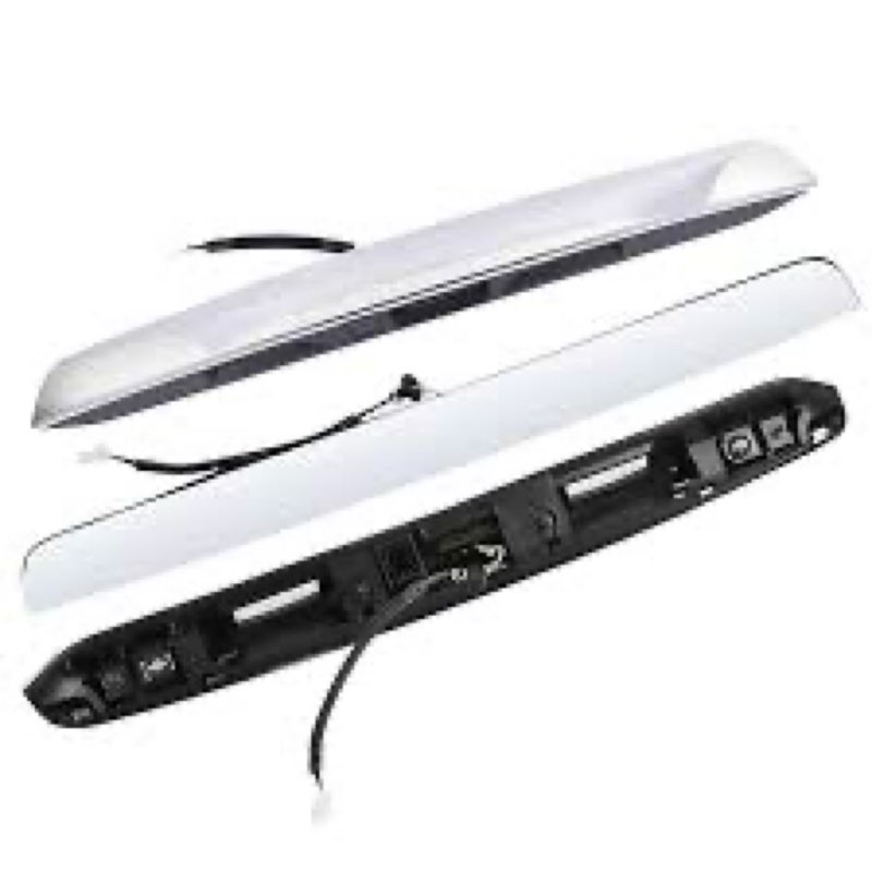 A-Premium Rear Tailgate White Handle Garnish Finisher Molding Compatible with 2013-2016 Nissan Pathf