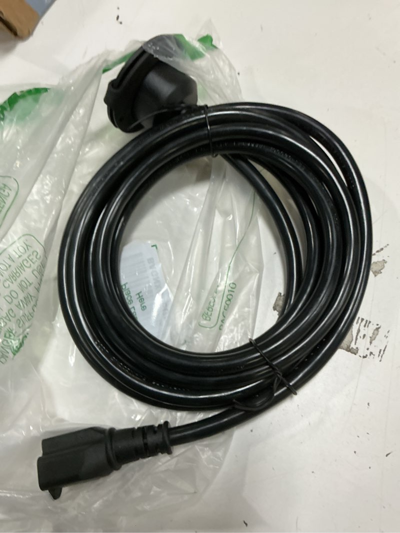 Condition photo showing Good Condition for 20a 125v ac port plug,12awg heavy-duty rv shore power inlet plug with 5-in-1 t-blade adapter & 12ft extension cord,waterproof ac power inlet socket outlet box integrated outdoor electrical receptacle 12-feet upgrade