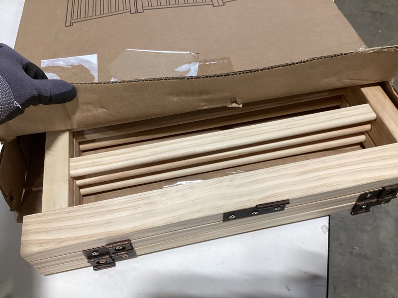 Condition photo showing Good Condition for yocan paint-free wooden freestanding dog gates for the house,doorways, stairs,wood dog fences indoor pet gate,step over fence-3 panels l:69" h:16.9" ?3 panels?16.9"h