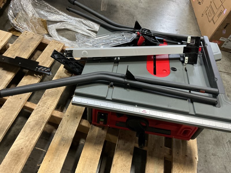 Condition photo showing As Is for craftsman 10-in carbide-tipped blade table saw
