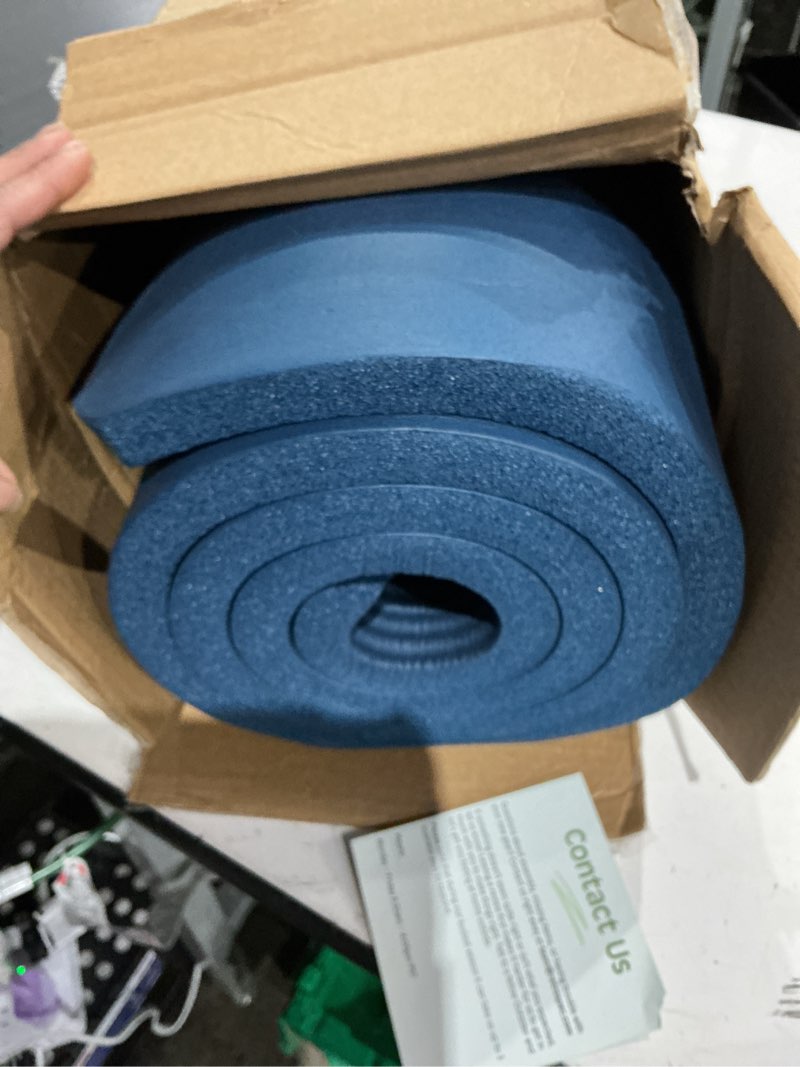 Condition photo showing Good Condition for retrospec solana yoga mat 1" thick w/nylon strap for men & women - non slip exercise mat for home yoga, pilates, stretching, floor & fitness workouts ocean blue 1 inch