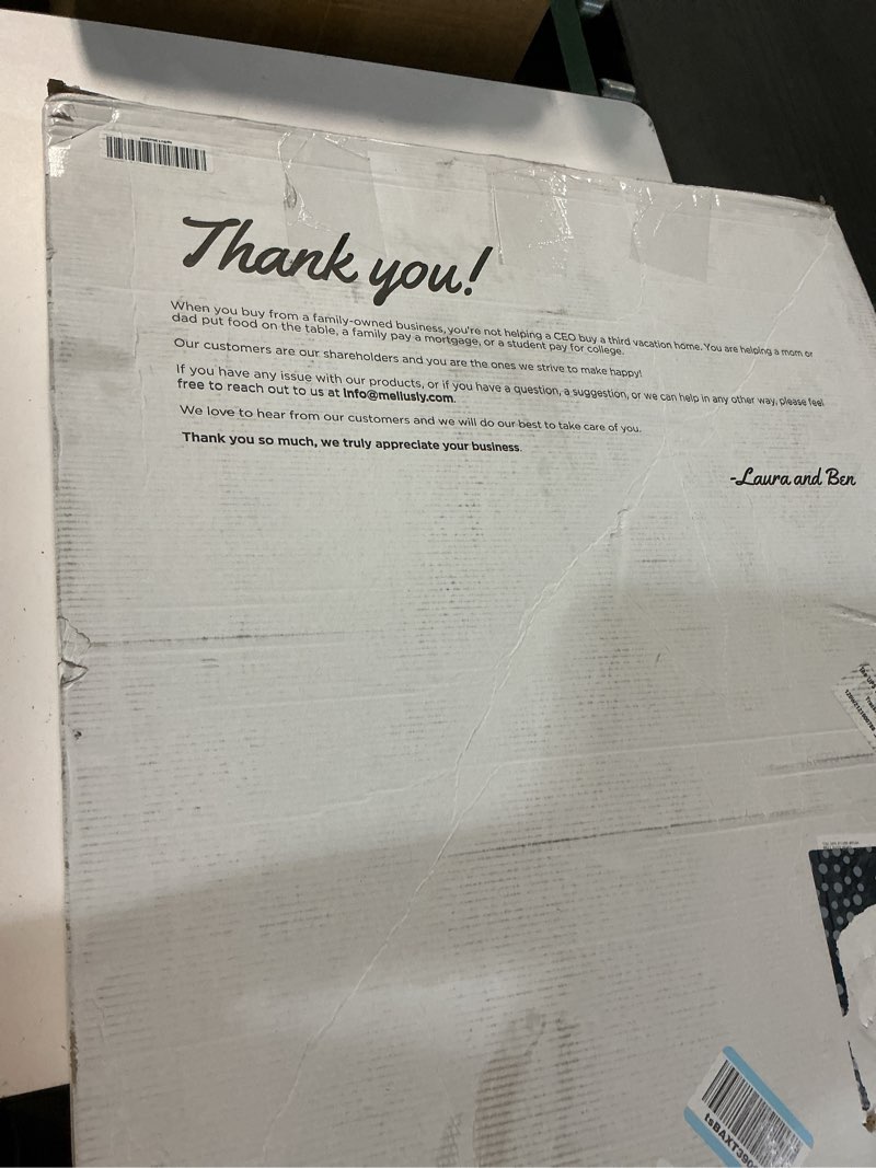 Condition photo showing Good Condition for meliusly low profile bunkie board full size (54x75) - non-slip breathable bed support board for slatted bed frame, anti-sag under bed support, noise minimizing moisture resistant bed board full (54x75'')