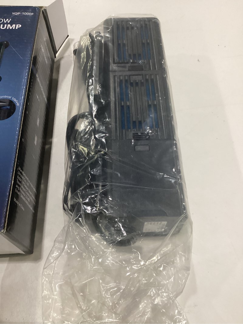 Condition photo showing New/Like New for aquarium filter water flow adjustable for 20-75 gallon fish turtle tank 264gph 4in1 biochemical filtration powerful submersible internal pumps & filters keep freshwater saltwater crystal clear small yqp-1000f (flow adjustable)