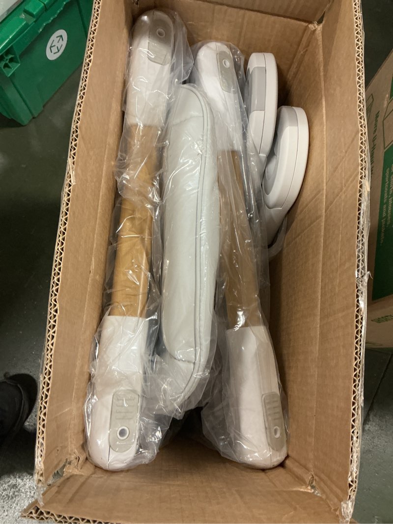 Condition photo showing Good Condition for Mallify Convertible High Chairs for Babies and Toddlers, Height Adjustable Baby High Chair, High Chair with Removable Tray, Adjustable Backrest, Portable Baby Dinning Chair with Lockable Wheels Light Gray