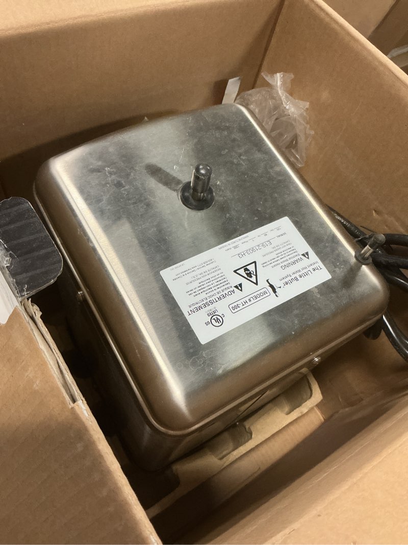 Condition photo showing As Is for Ready Hot 40-RH-200-SS Instant Hot Water Dispenser System, 2.5 Quarts Manual Dial Tank Only, Stainless Steel