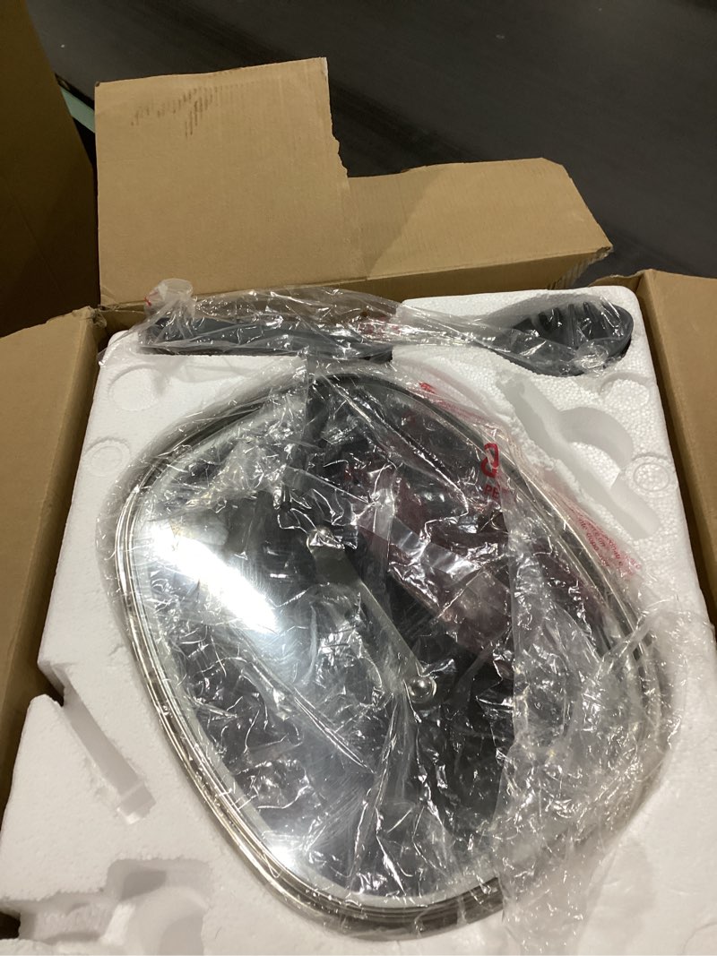 Condition photo showing Good Condition for Ninja MC1001 Foodi PossibleCooker PRO 8.5 Quart Multi-Cooker, with 8-in-1 Slow Cooker, Dutch Oven, Steamer, Glass Lid Integrated Spoon, Nonstick, Oven Safe Pot to 500°F, Sea Salt Gray