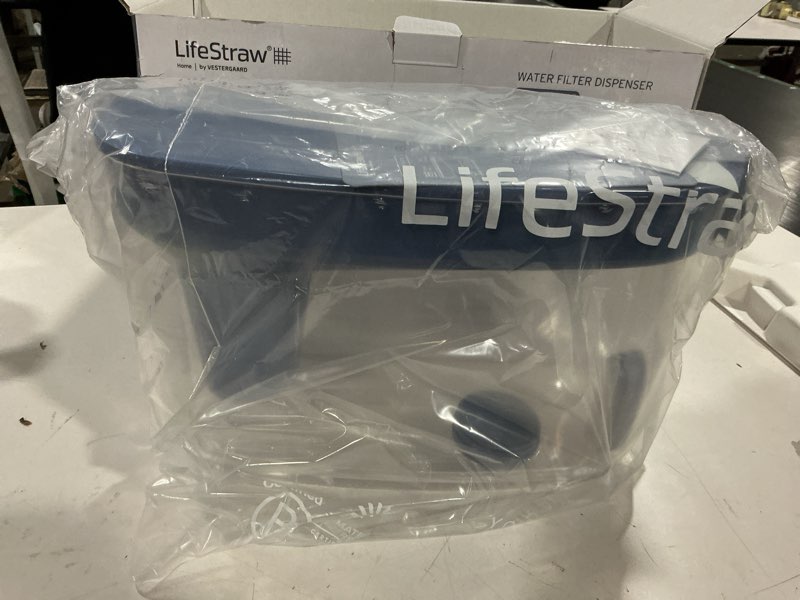 Condition photo showing Good Condition for lifestraw home– water filter dispenser, 18-cup stormy blue 18-cup