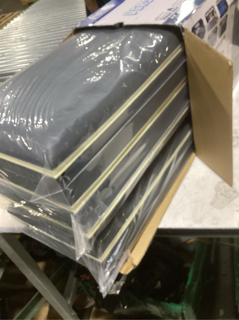 Condition photo showing Good Condition for art3d peel and stick headboard for queen and king in black, pack of 9 panels sized 9.84" x 23.62", 3d soundproof wall panels, upholstered wall panel black queen (u.s. standard)