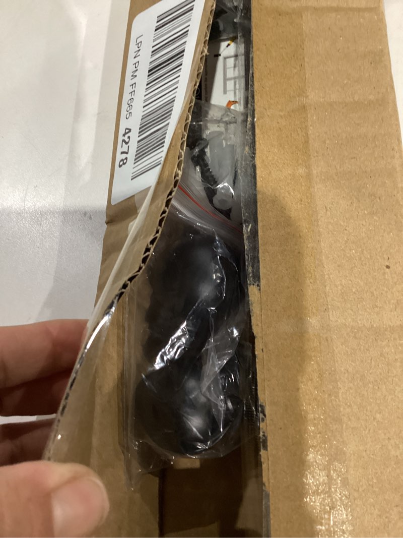 Condition photo showing Good Condition for curtain rods for windows 32-48 inch, 5/8 inch decorative curtain rod set, matte black splicing heavy duty metal curtain rod with brackets 32-46" black