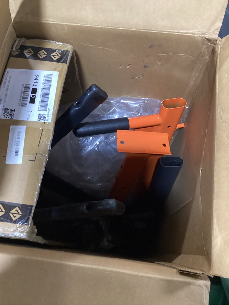 Condition photo showing Good Condition for Pull Up Dip Station For Home Gym Strength Training Fitness Workout Station Chin-Ups Push-Ups Pull-Ups Dip-Ups 330LBS T055CDC orange