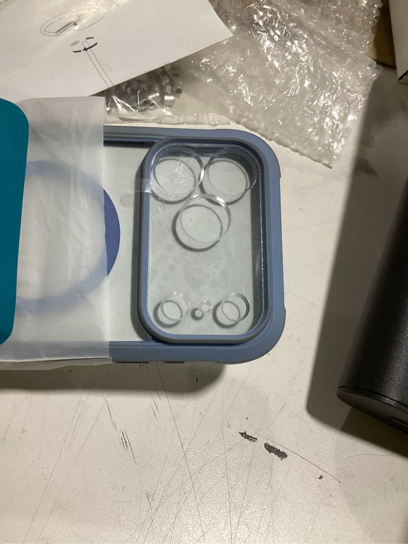 Condition photo showing Good Condition for diaclara magnetic designed for iphone 17 pro max case full body bumper,[compatible with magsafe] military drop proof cover with built-in touch sensitive anti-scratch screen protector, blue iphone 17 pro max 6.9'' magnetic blue
